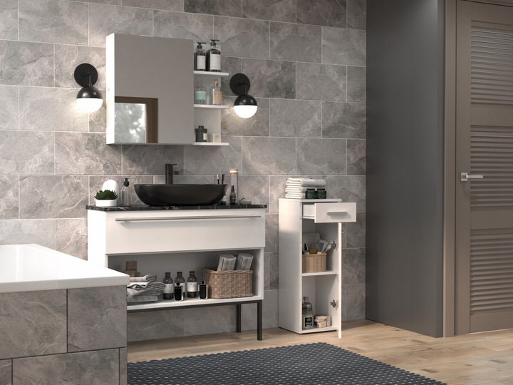 SZAFKA ŁAZIENKOWA SŁUPEK NEL V DS BIEL POŁYSK