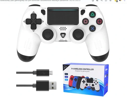 Pad bezprzewodowy SF CHP-02 do PS4 BIAŁY