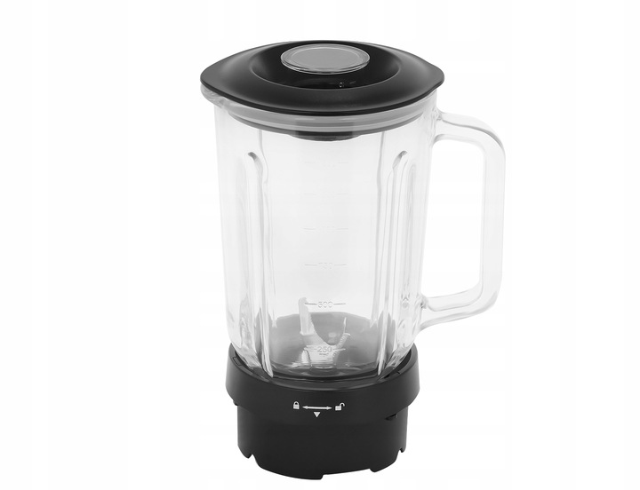 BLENDER KIELICHOWY SZKLANY do owoców i warzyw Kruszy Lód TRANSA 1600W