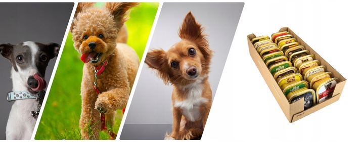 Karma Mokra Dla Psa Tacka Pakiet Zestaw Mieszany mix smaków 150g x