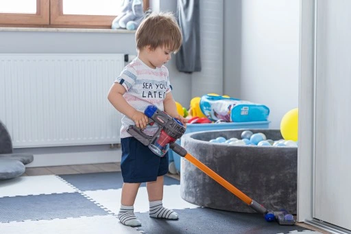 ODKURZACZ PIONOWY DLA DZIECI WCIĄGA AGD NA BATERIE