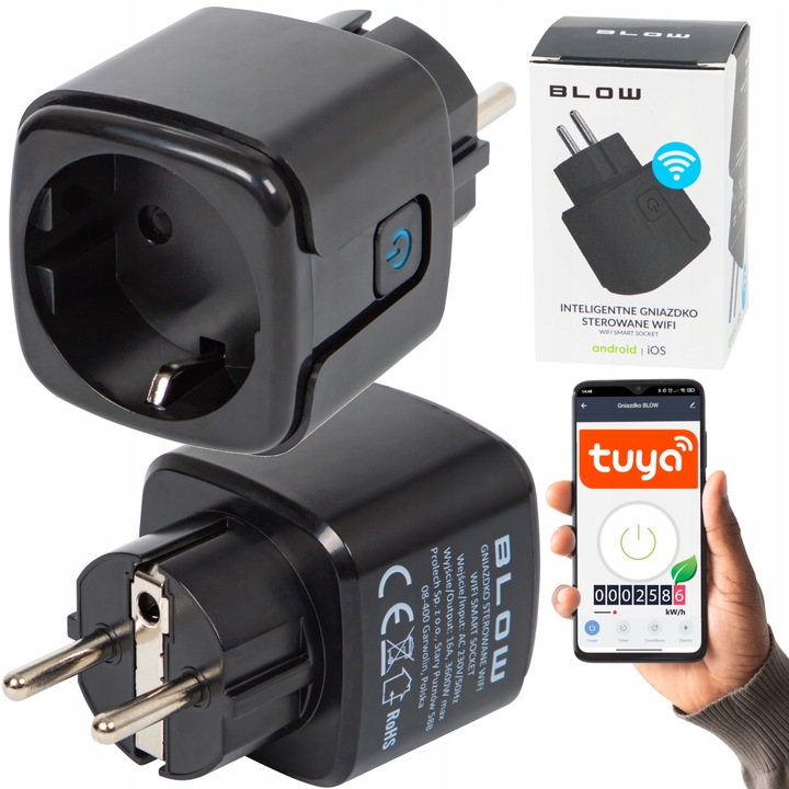 2x PROGRAMATOR CZASOWY GNIAZDKO GNIAZDO WiFi SMART TUYA TIMER