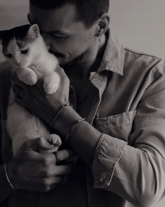 Srebrny kolczyk - kółko DOMAS