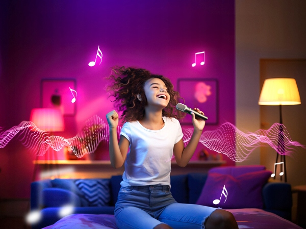 Smart Żarówka LED RGB E27 8.5W = 60W WiFi Rytm Muzyczny APP Lepro