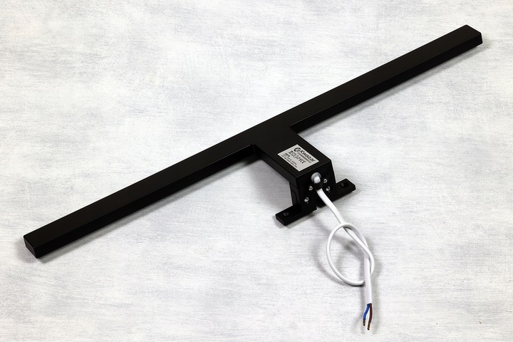KINKIET LED LAMPA LED NA SZAFKĘ LUSTRO ŁAZIENKA 10W 50cm CZARNA