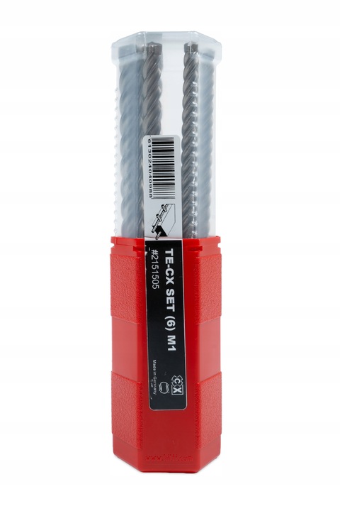 Zestaw wierteł SDS Plus Hilti do betonu żelbetu 6 sztuk TE-CX M1