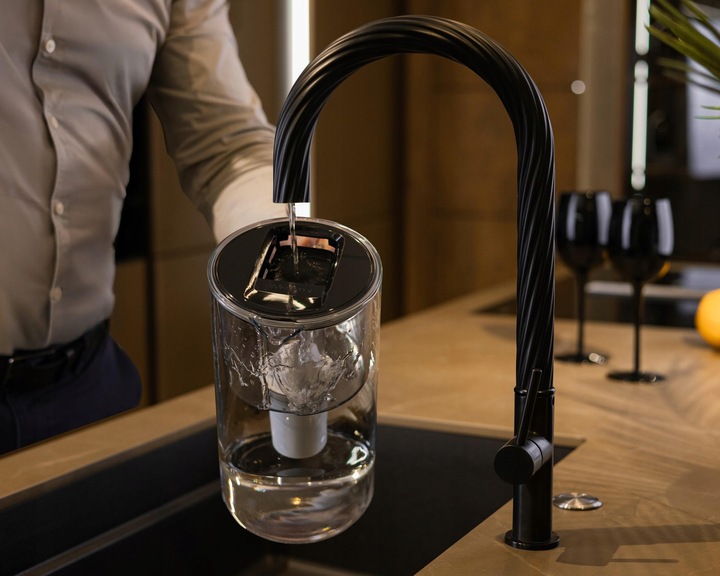 Dzbanek filtrujący szklany Wessper D2 Borosilicate 3l + 5 filtr