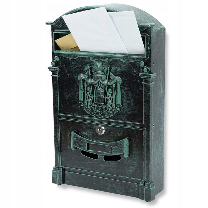 SKRZYNKA NA LISTY POCZTĘ LIST POCZTOWA LISTOWA GAZETY RETRO ANTYCZNA