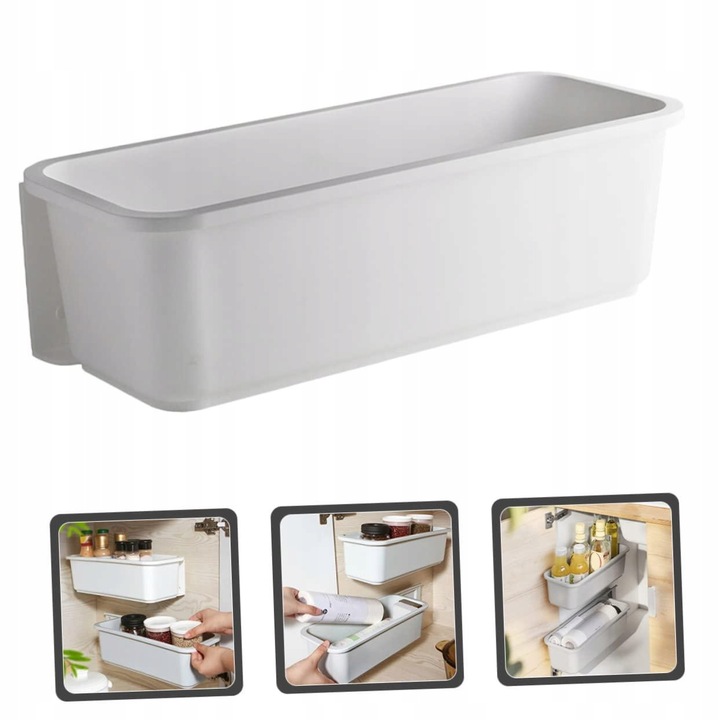 Organizer pod zlew do Szafki kuchennej Pojemnik Wysuwany prowadnica