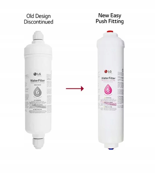 Zewnętrzny filtr wody do lodówki LG ADQ73693901 ADQ73693903