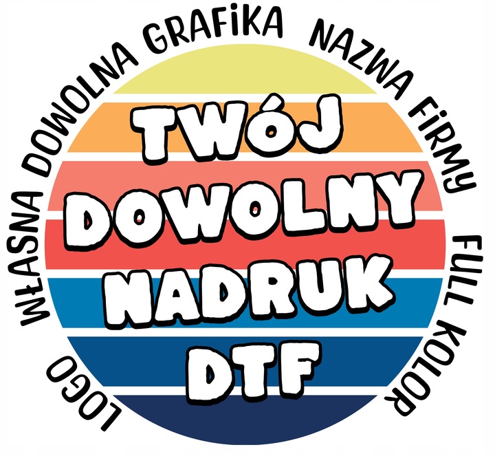 TSHIRT KOSZULKA FIRMOWA Z WŁASNYM NADRUKIEM LOGO ZDJĘCIE DOWOLNA GRAFIKA XL