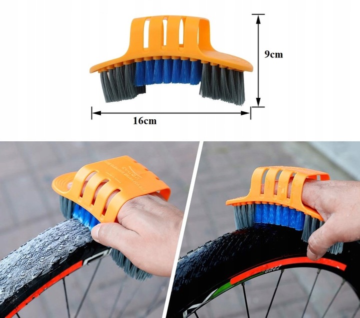 MEGA ZESTAW DO CZYSZCZENIA MYCIA ROWERU ŁAŃCUCHA PIELĘGNACJI