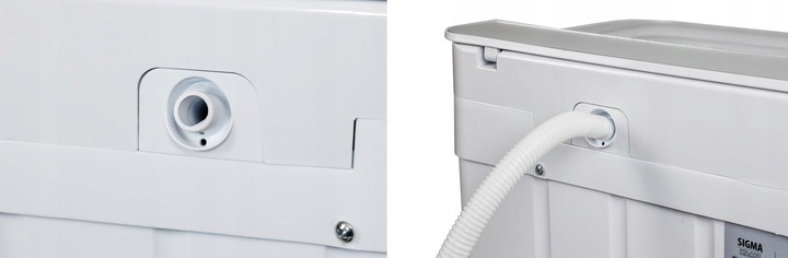 Mała Pralka z Wirówką 5kg + 2kg Turystyczna Domowa Przenośna Lekka