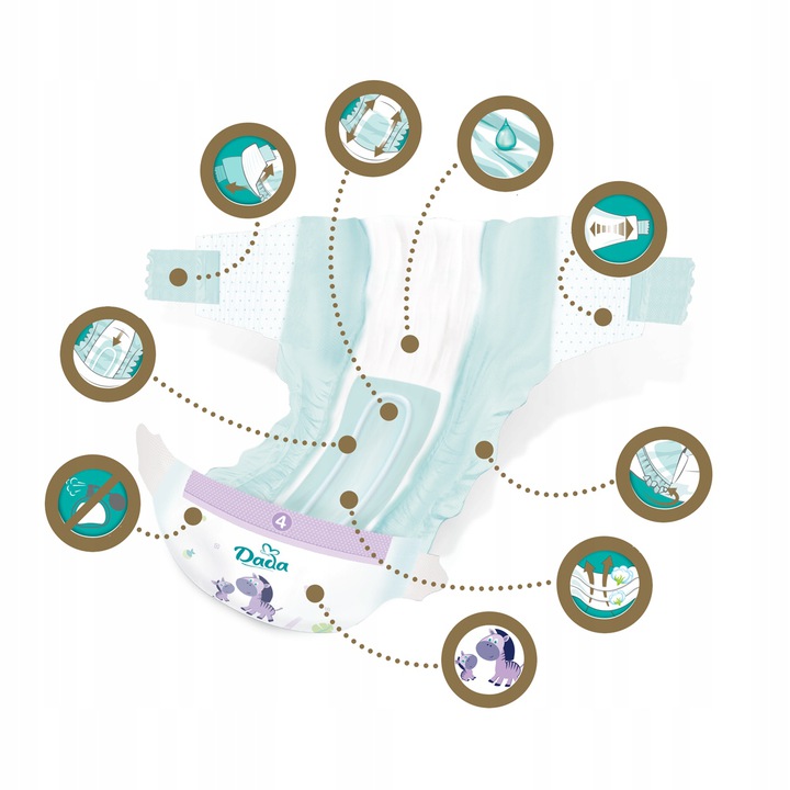 Pieluchy Dada 6 Extra Soft(>16kg)