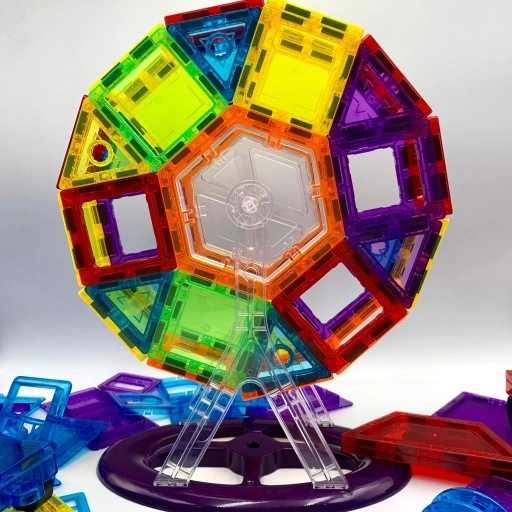 KLOCKI MAGNETYCZNE 3D MAGNETIC EDUKACYJNE DUŻE PANELE KONSTRUKCYJNE