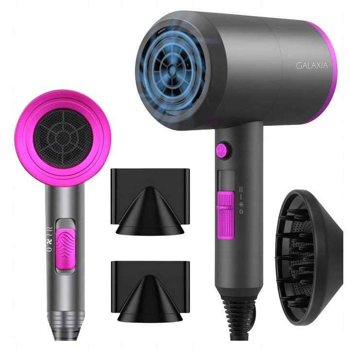 SUSZARKA DO WŁOSÓW Z JONIZACJĄ DYFUZOREM Jonizacja PROFESJONALNA MOCNA