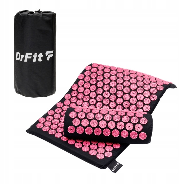 Mata do Akupresury z Poduszką Zdrowotna z Kolcami Damska 75 cm Różowe