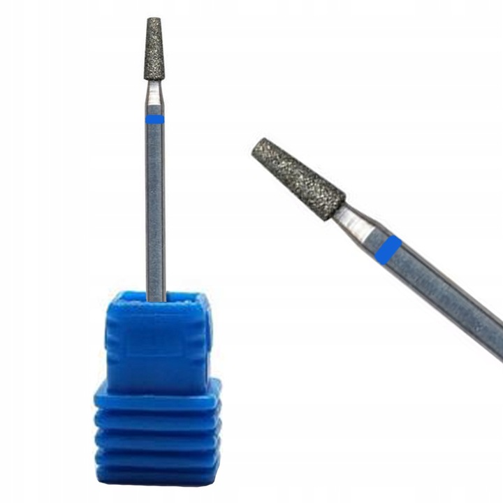 Zestaw frezów diamentowych Red-Ice 5 sztuk srebrne