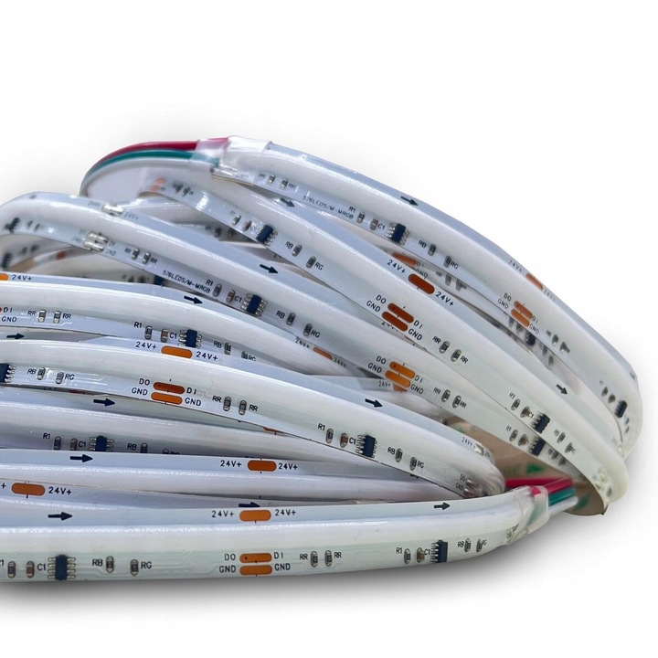 5m Cyfrowa Taśma LED COB RGB Pixel WS2811 Aplikacja Muzyka Pilot