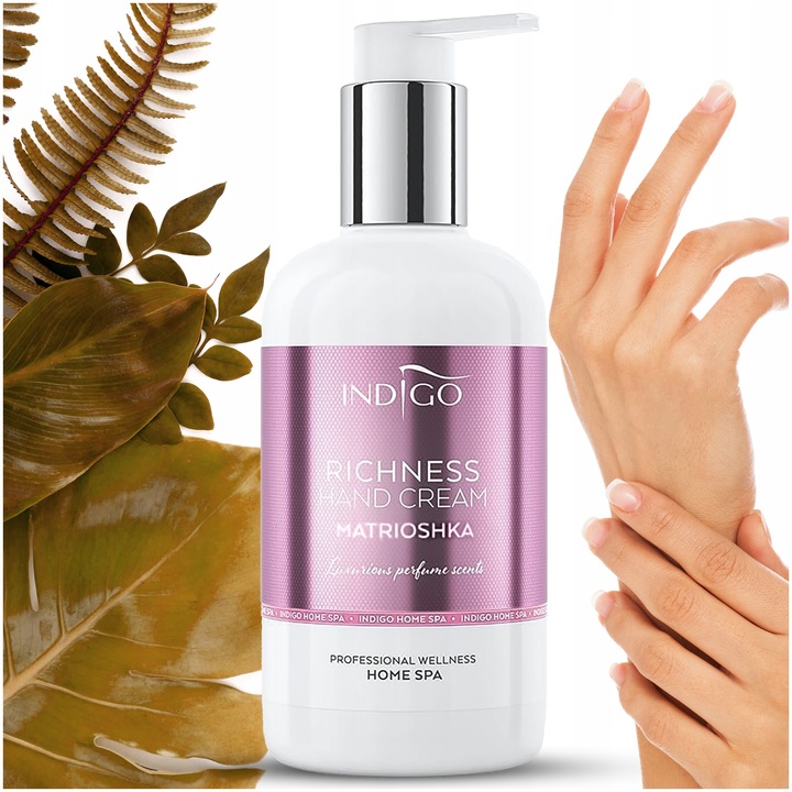 Krem do Rąk Indigo Matrioshka Zapachowy Nawilża Chroni Spa 300 ml