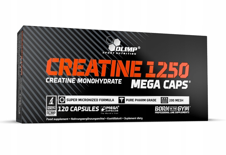 Olimp CREATINE MEGA CAPS 120kaps KREATYNA MONOHYDRAT MONO