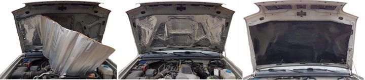 MATA PIANKA WYGŁUSZAJĄCA MASKI silnika HAŁAS 10mm komora gąbka z klejem