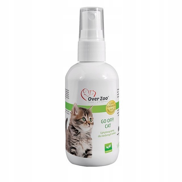 Preparat odstraszający koty 125 ml Over Zoo Go Off! Cat W SPRAYU CYTRYNOWY