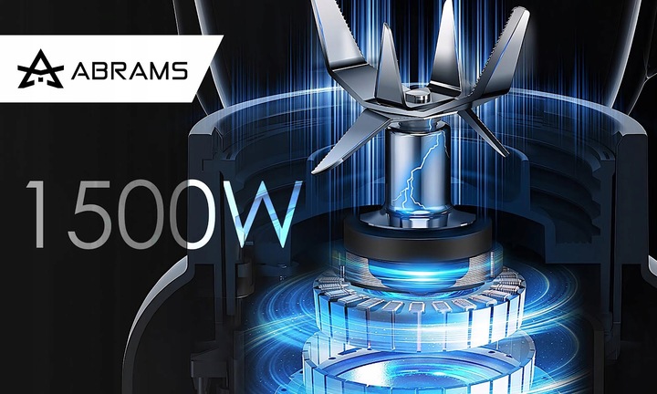 Blender Kielichowy 1500W Szklany 1,5l Bidon 600Ml Ostrza Tytanowe