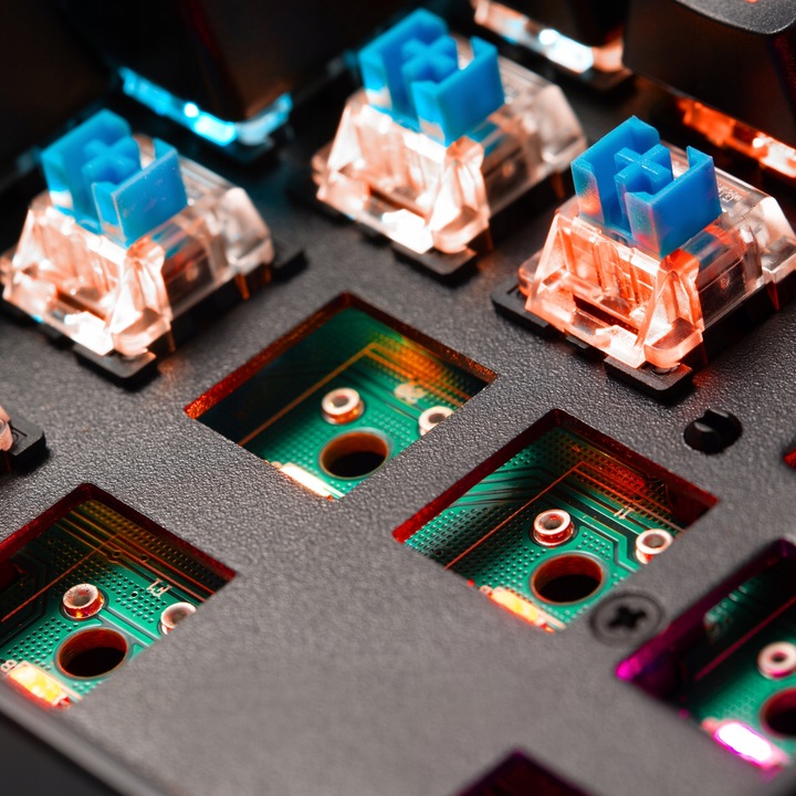 Klawiatura Mechaniczna Gamingowa Podświetlana RGB Pełnowymiarowa MIRAX GK-3