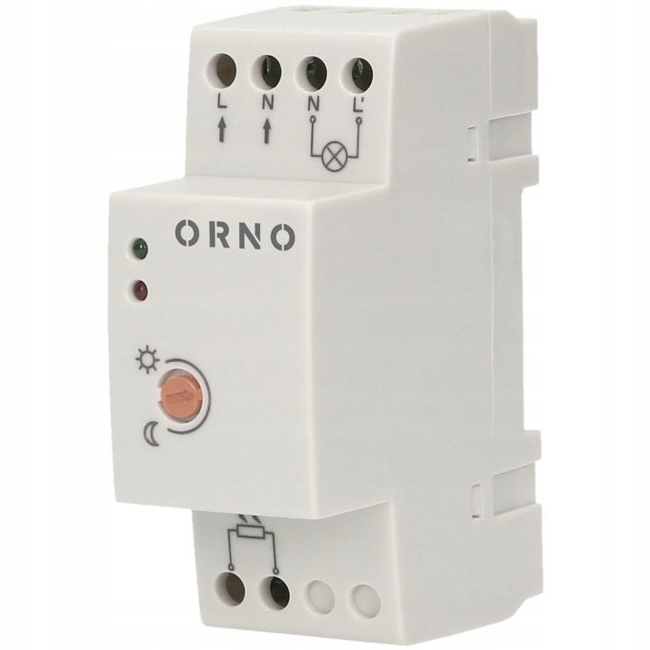 CZUJNIK ZMIERZCHU ZMIERZCHOWY Z SONDĄ ZEWNĘTRZNĄ IP65 3000W NA SZYNĘ