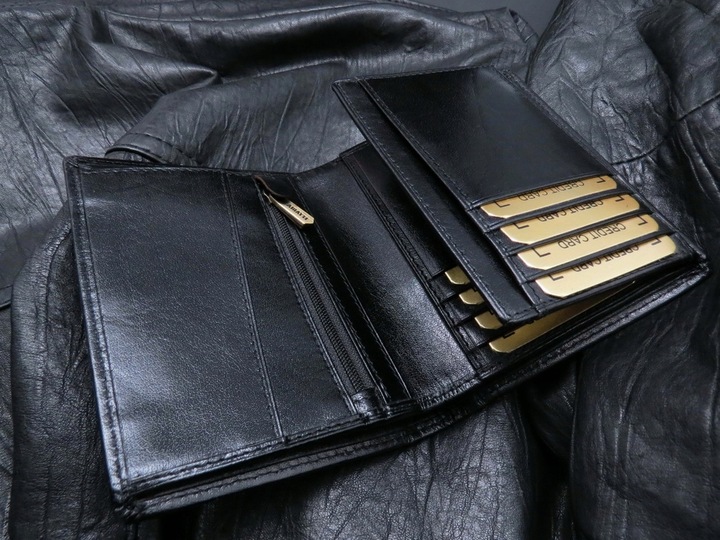 SKÓRZANY PORTFEL MĘSKI ABIATTI OCHRONA KART RFID !