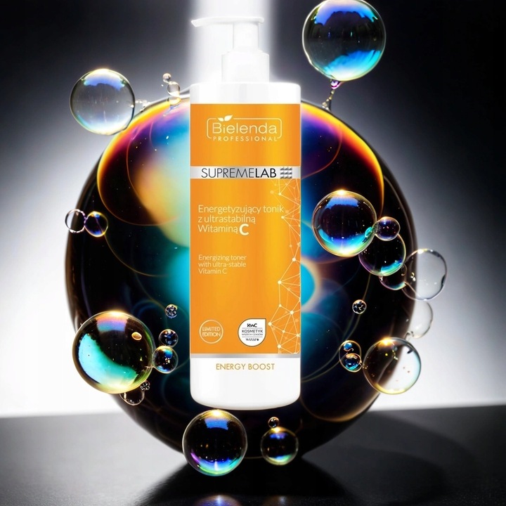 TONIK DO TWARZY BIELENDA SUPREMELAB ENERGETYZUJĄCY Z WITAMINĄ C 500ML