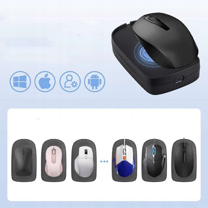 MOUSE JIGGLER MOVER AUTOMATYCZNY USB DLA ZACHOWAJ AKTYWNY EKRAN KOMPUTER
