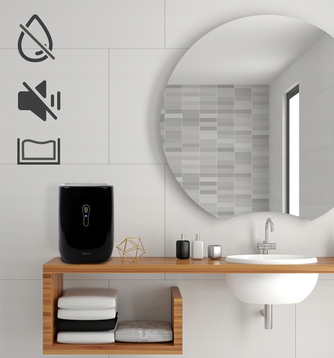 Osuszacz powietrza pochłaniacz wilgoci HEVA DUX wydajny 0,8l do domu