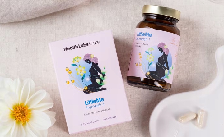 HealthLabs LittleMe Trymestr 1 Wsparcie Ciąży Vege