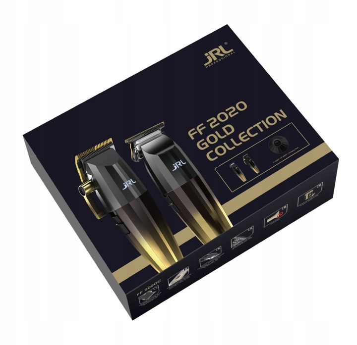 ZESTAW JRL- MASZYNKA DO WŁOSÓW JRL 2020C GOLD + TRYMER JRL 2020T GOLD