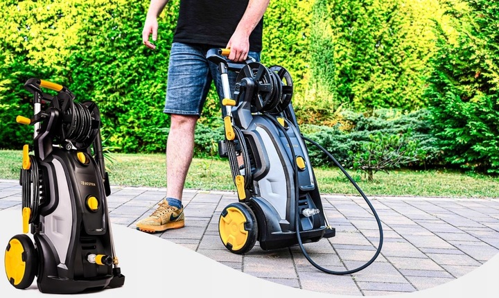 Myjka ciśnieniowa pompa mosiężna 3200W Indukcja 350bar ZESTAW PRO