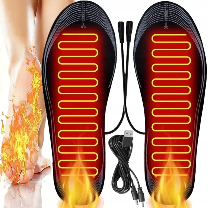 TRIZAND- Wkładki do Butów Podgrzewane 41-46 - USB