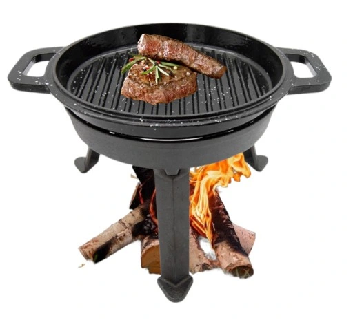 Kociołek żeliwny emaliowany MARMUREK 3w1 8 l