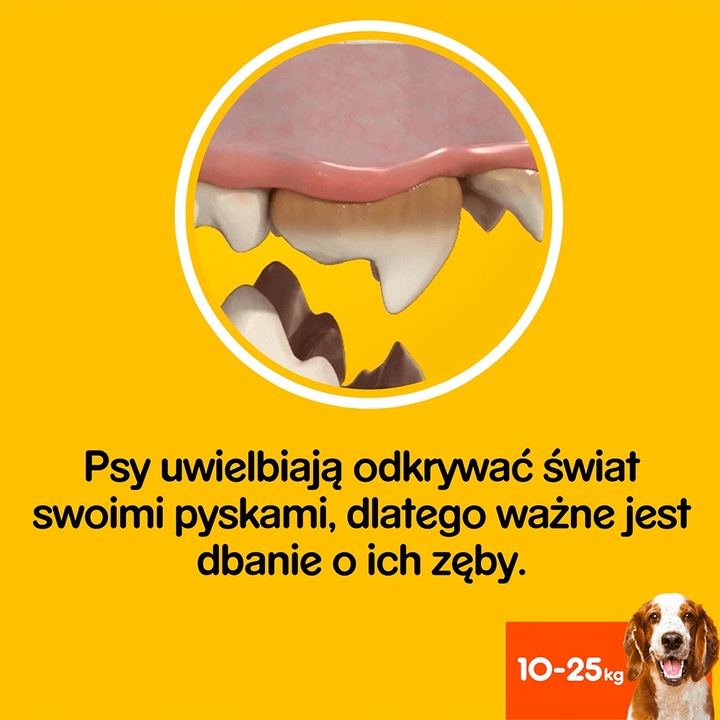 PEDIGREE DentaStix Medium 28szt- 4x180g Średn Rasy