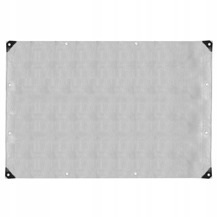 PLANDEKA PLANDEKI 5x8m SREBRNA WZMACNIANA 210G MOCNE OKRYCIE PŁACHTA