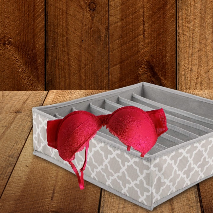 4x ORGANIZER NA BIELIZNĘ SKARPETKI UBRANIA DO SZUFLADY SZAFY ZESTAW