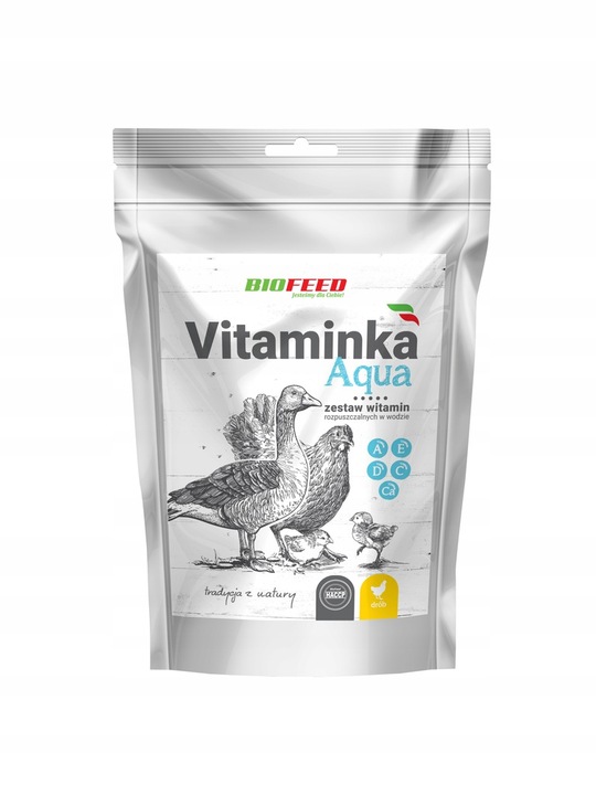 Witaminy do wody dla kur 1kg VitaminkaAquaBIOFEED