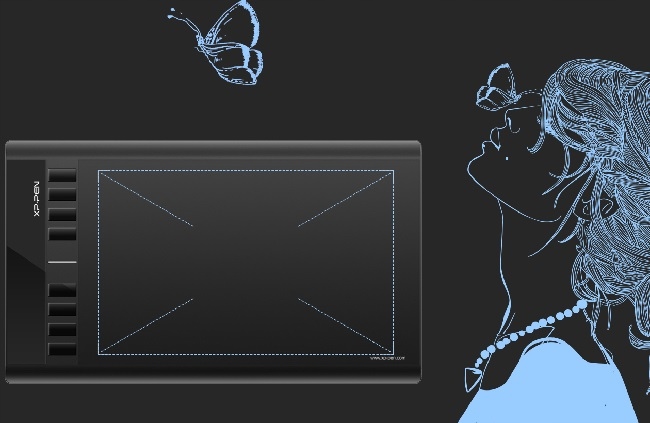 TABLET GRAFICZNY XP-Pen Star 03 + PIÓRKO 8192st 5080 LPI 25,4 x 15,2 cm