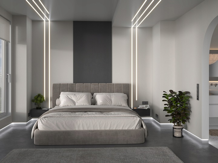 Profil LED Aluminiowy Do Płyt GK Gipsowych 20mm Wpuszczany Regips 2m