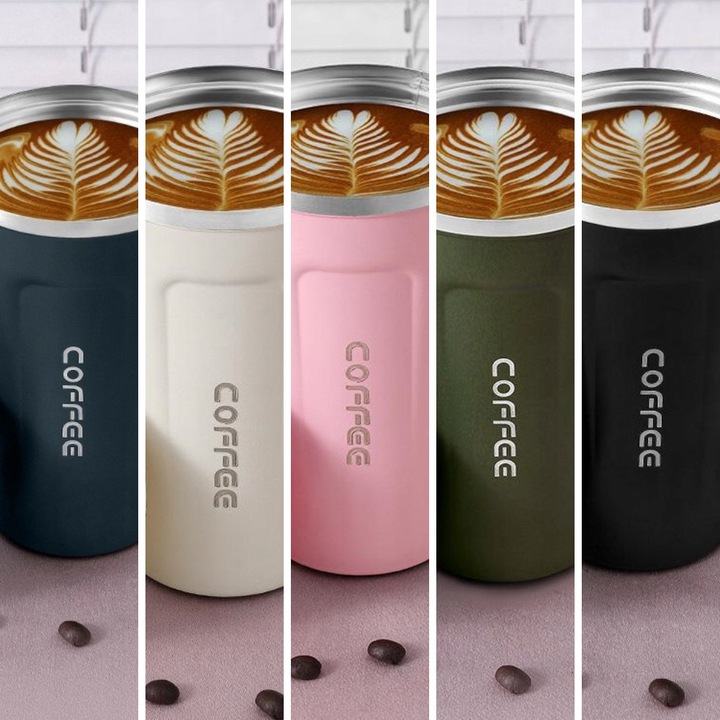 KUBEK TERMICZNY TERMOS 510 ML WYŚWIETLACZ EKRAN LCD NA SMART KAWĘ HERBATĘ