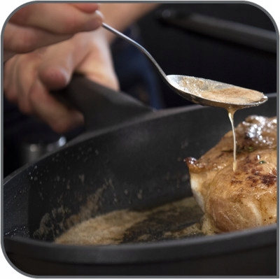 Patelnia Garnek do bigosu TEFAL 26 cm Pokrywka Indukcja