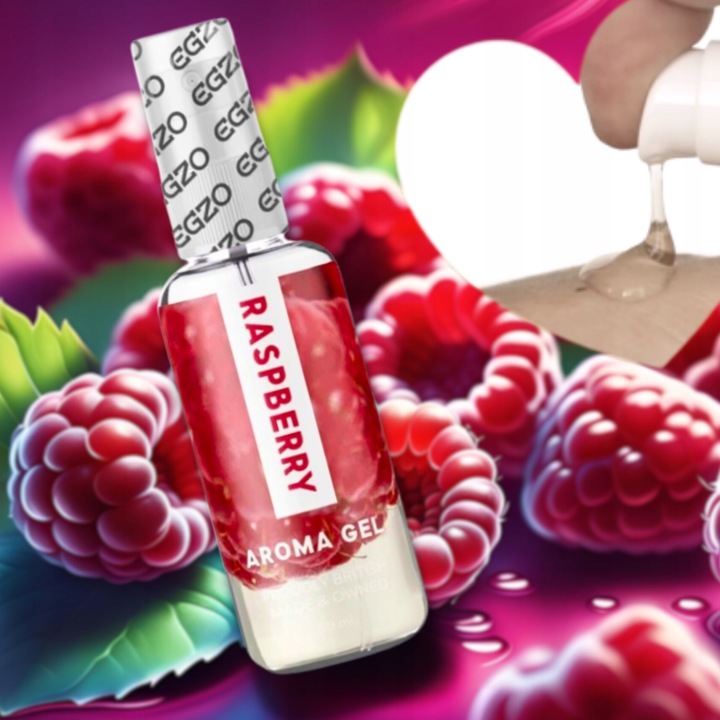 ŻEL DO SEKSU ORALNEGO DLA PAR jadalny malinowy 50 ml wodny SŁODKI