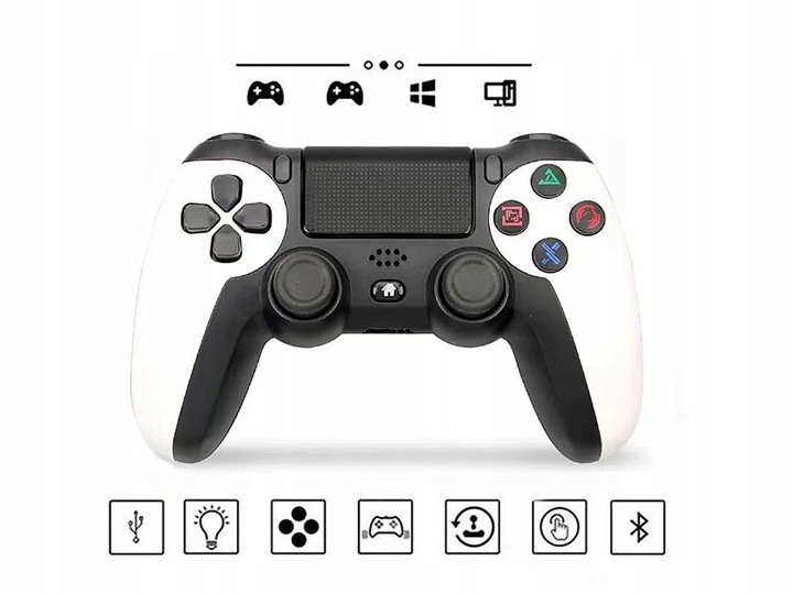 BEZPRZEWODOWY PAD GAMINGOWY DO PS4 KONTROLER DOUBLESHOCK WIBRACJE ZAMIENNIK