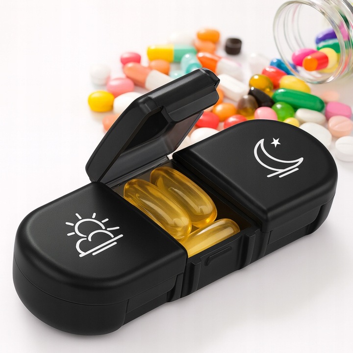 KASETKA NA TABLETKI LEKI TYGODNIOWA ORGANIZER POJEMNIK 7 dni 3 pory dnia